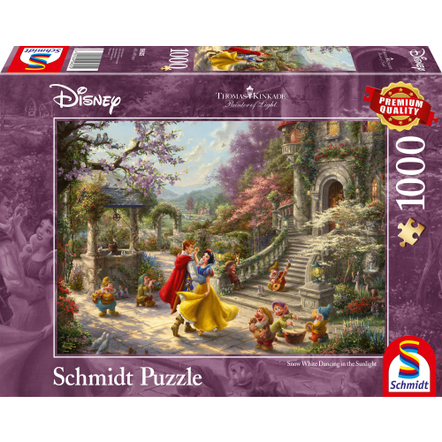 Puzzel Disney Dansen met de prins 1000 stukjes