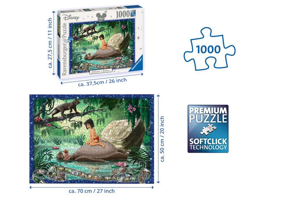 Puzzel Disney Jungleboek 1000 stukjes