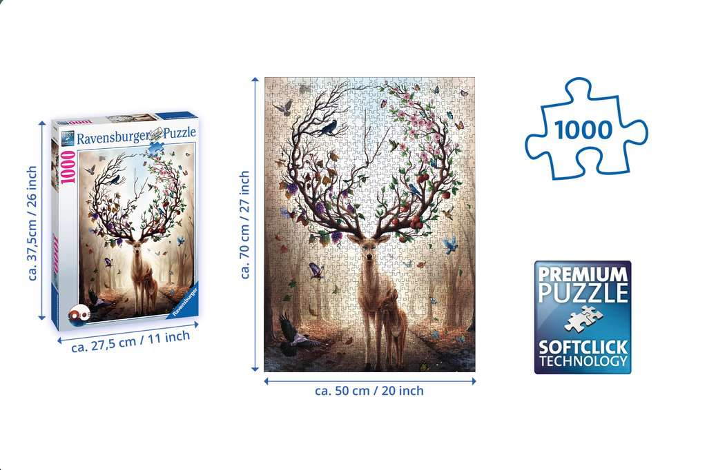 Puzzel Magisch hert 1000 stukjes