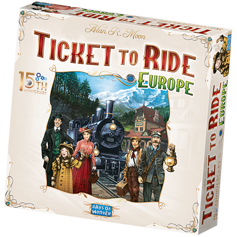 Ticket to Ride Europe 15th Anniversary Edition