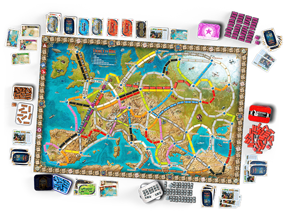 Ticket to Ride Europe 15th Anniversary Edition