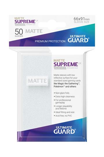 Ultimate Guard Supreme UX Sleeves Standard Size Matte Frosted 50