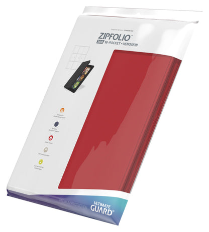 Ultimate Guard Zipfolio 360 18-Pocket XenoSkin Red